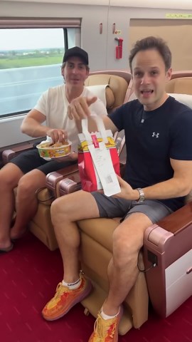 Luxury on Rails: KFC in China’s Business Class Trains