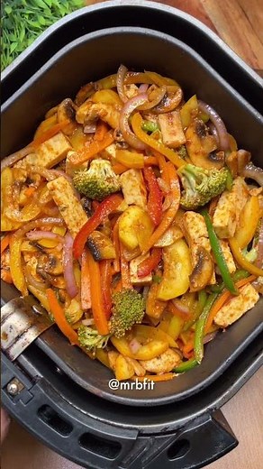 🍲💪 Healthy High Protein Veg Stir Fry | Quick Vegetarian Meal