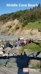 Our visit to Middle Cove Beach. Get ready, Pack your bags and have a bonfire. The coastline trails have the best views. The river on the beach is perfect for the kids to splash... | Visit Newfoundland and Labrador | Facebook