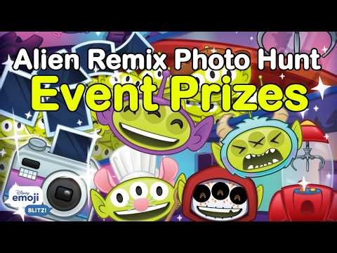 Alien Remix Photo Hunt Event Prizes (06/2026) - Disney Emoji Blitz
