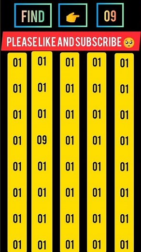 find the 09 number#mind game#puzzLe#shorts
