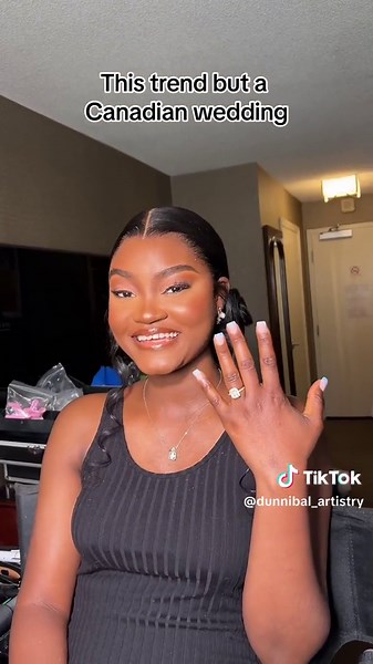 Beautiful Nigerian Bride's Wedding Makeup Transformation