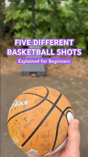 🏀 FIVE KINDS OF BASKETBALL SHOTS explained for beginners #basketball #basketballshot