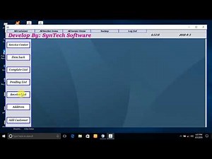 Java complete project - Computer service center manage system using netbeans and wamp server(mysql)