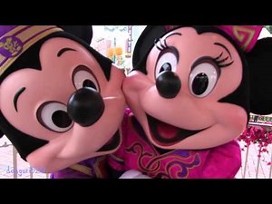 【HKDL】ミッキーとミニーのイチャイチャが激しかった（笑）