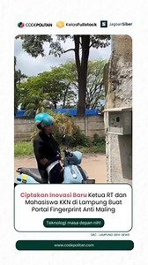 Devinisi ngamanin sistem di real-life 😁 codingannya kayak gimana ya kira-kira… btw kalo mau belajar ngamanin sistem di dunia maya mah meluncur kesini aja der @jagoansiber, kalo mau belajar coding/pemrograman kesini @kelasfullstack! #MahasiswaKKN #Lampung #TeknologiMasaDepan #FingerPrint | CODEPOLITAN
