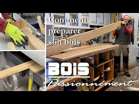 Comment préparer une planche de bois massif.