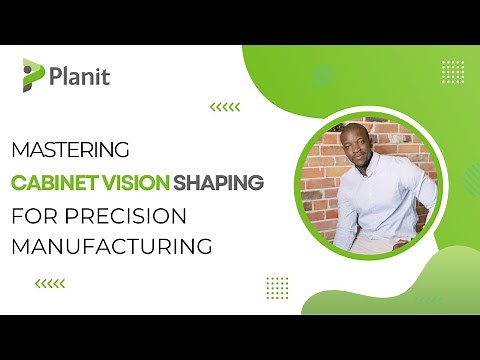 Webinar: Mastering xShaping in Cabinet Vision for Precision Manufacturing (1h)