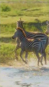 Botswana Safari Wildlife in 4K HDR | Lions, Elephants & Zebras - Short 2 with Music