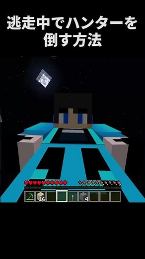 【マイクラ】逃走中でハンターに勝つ最強の方法