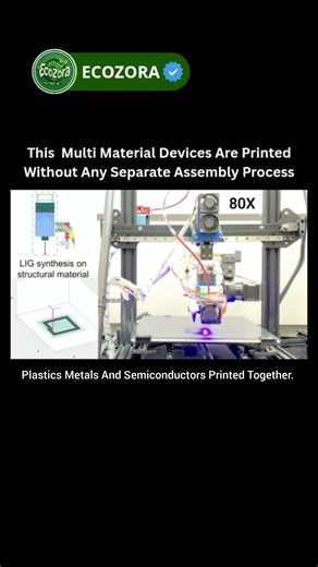 No Assembly Needed: Multi-Material Devices Printed In One Machine 🖨️ #3Dprinting #shorts