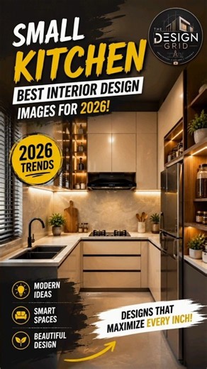 Top 10 Small Kitchen Design Ideas 2026 | Modern Kitchen Inspiration #shorts