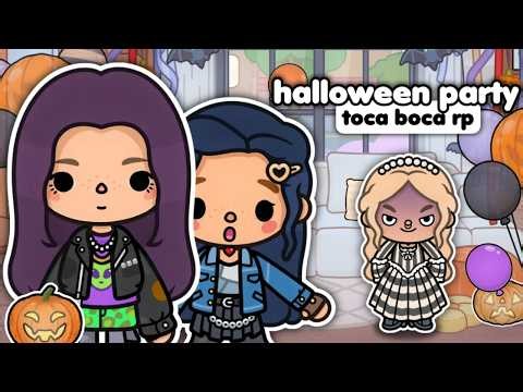 Our HALLOWEEN PARTY..DISASTER! 🎃 (Toca Boca World Roleplay)