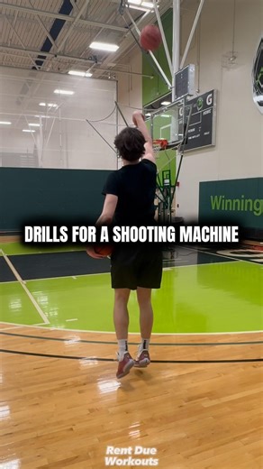 Shooting Drills for a shooting Machine🏀 #basketball #nba #basketballdrills