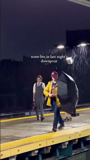 Timothée Chalamet filming the “Bleu de Chanel” commercial directed by Martin Scorsese in New York.