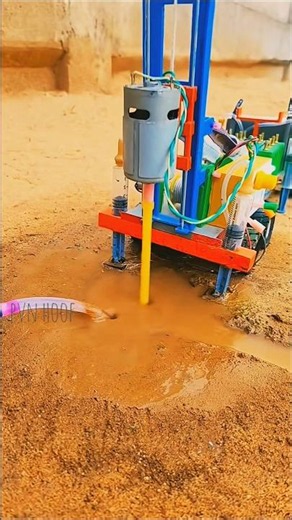 DIY Hand Pump Boring Machine | Canstruction Work | #diy #science_project #minitractor