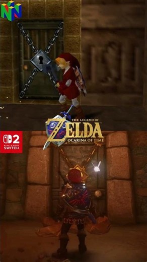 Evolution of Fire Temple - Zelda: Ocarina of Time N64 vs Switch 2
