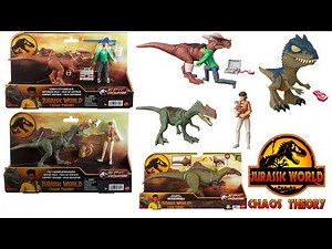 Jurassic world Chaos Theory Yaz and monolophosaurus and Kenji and stygimoloch set