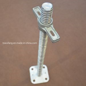 [Hot Item] Scaffolding System Galvanized Solid Leveling Jack Base