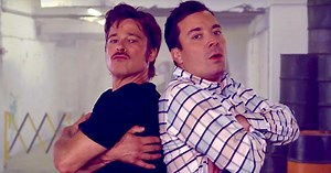Brad Pitt And Jimmy Fallon Show Off Their Moves With Fun "Breakdance Conversation" Sketch