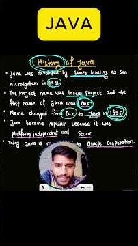 James Gosling ने Java बनाया या कुछ और #shorts #programming