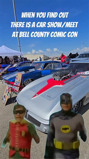 Bell County Comic Con hosts a car meet every year, & this year we are including a CAR SHOW✨️🚘 More details coming soon on sign up and Divisions. Stay tuned! August 2 & 3, 2025 Tickets & Info: BellCountyComicCon.com | Bell County Comic Con