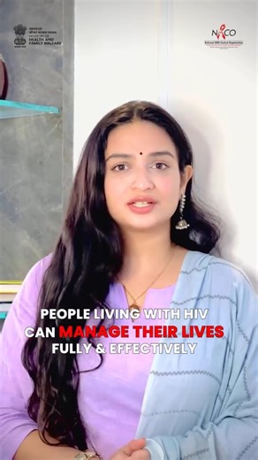 National AIDS Control Organisation (NACO) on Instagram: "Wellness isn’t just about serums, routines, or the glow we chase on the outside - it’s also about the conversations we hesitate to have. And one of them is HIV. With timely care and the right HIV management, a healthy life is absolutely possible. So let’s spread HIV awareness, inform our youth, and move towards an HIV stigma-free India. Do your bit in India’s fight against HIV & STI #WorldAIDSDay2025 #AIDSDay #IndiaFightsHIVandSTI #KnowHIV