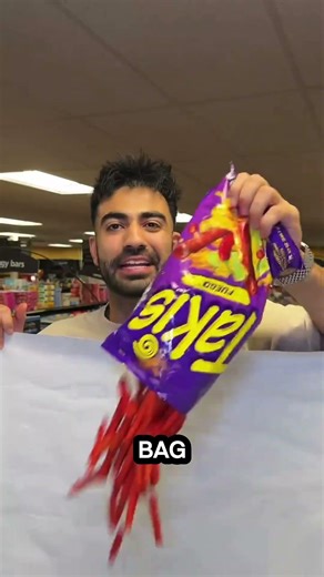He Made the Biggest Takis Patch in the World 😳🍬 #shorts