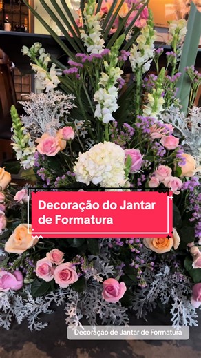 Decoração do Jantar de Formatura em Psicologia