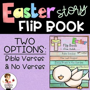 Spring Easter Story Flip Book Religious