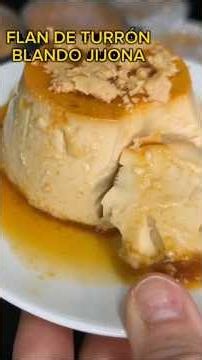 🍮FLAN DE TURRÓN DE JIJONA, Fácil y Delicioso😋 #turrón