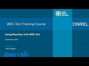 WEC-Sim Advanced Features #8 - MoorDyn and WEC-Sim