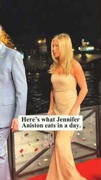 Here's what Jennifer Aniston eats in a day.