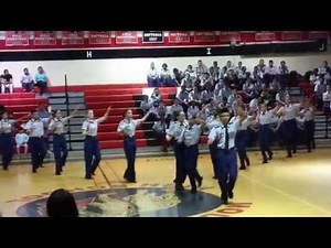 2016 JROTC Aawards ceremony, Unarmed drill team performance.