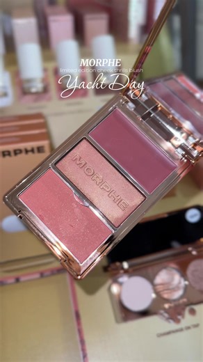 @Morphe Cosmetics limited edition trophy wife cheek thrills blush in Yacht Day 💫 available at @Ulta Beauty #morphe #morpheyachtday #blush #ultafinds #beautycontent