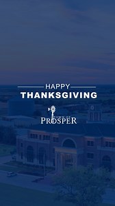 Happy Thanksgiving from all of us at the Town of Prosper! This holiday provides an opportunity to reflect on the things and relationships that bring us joy. We are thankful for the opportunity to serve the residents of Prosper. As a reminder, in observance of Thanksgiving, Town of Prosper administrative offices will be closed Nov. 28-29, including Town Hall, Parks and Recreation offices, The 407 Rec Center and Prosper Community Library. 🦃 🍁 The Prosper Community Library will close early at 4 p