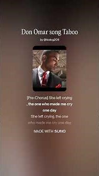 Don Omar song Taboo English translation