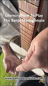 Online Banjo lessons for beginners. A simple way to learn how to play the banjo online.