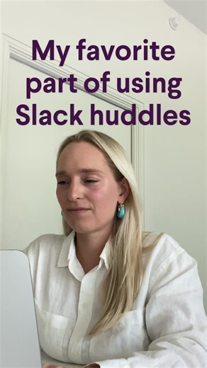 Quick huddles > Long email threads. 💯 #slack #slacktips