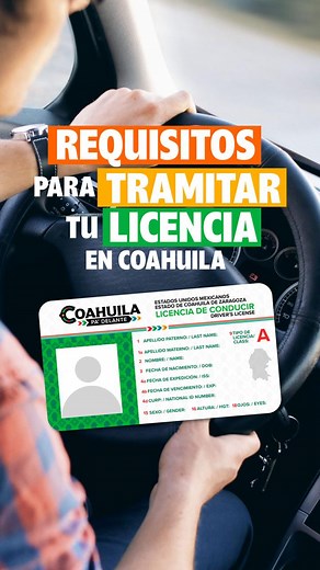 ¿Quieres tramitar tu licencia de conducir por primera vez? Tramita tu licencia de conducir por primera vez acudiendo a tu módulo de licencias más cercano. ¡Es fácil y rápido! #CoahuilaPaDelante #APasosDeGigante Manolo Jiménez Salinas Secretaría de Infraestructura, Desarrollo Urbano y Movilidad | Gobierno del Estado De Coahuila
