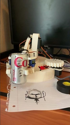Robotic Arm Project – Designed and Programmed in SolidWorks, Arduino, and Python