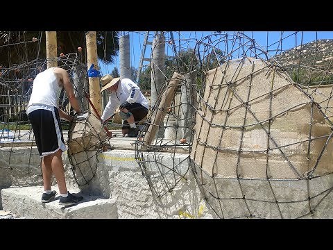 How to Build a Fake Rock Waterfall Slide Combo, The Start