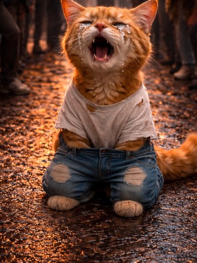 From Hunger to Hope: Milo the Cat's Journey