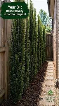 Sky Pencil Holly | Narrow Privacy Plants for Tight Spaces 🌱
