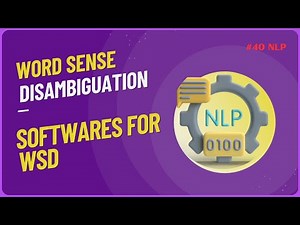 #40 || Software || Word Sense Systems || Semantic Parsing || NLP || #nlp #jntuh