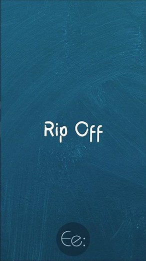 Rip Off 💸 What Does It Mean? English Explained #phrasalverbs #phrases #expression #meaning #esl #tip