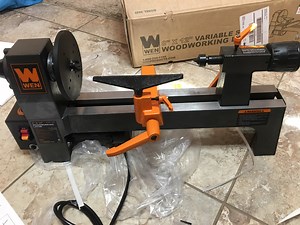 Watch Wen 8” by 12” benchtop wood lathe 3420 on Amazon Live