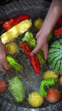 Summer Fun in the Wild: Catching River Shrimp, Picking Fruits and Vegetables, and Charcoal Grilling.