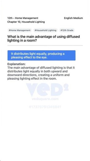 12th Home Management Diffused Lighting Advantages