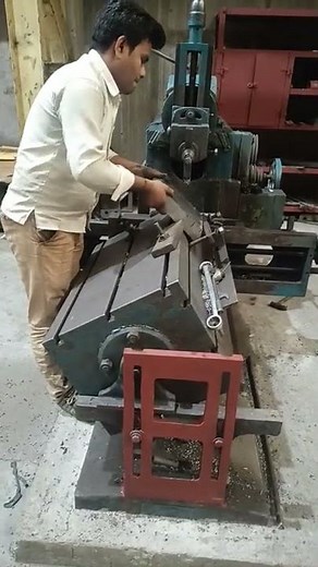 Learn how to set the shaper machine at an angle.